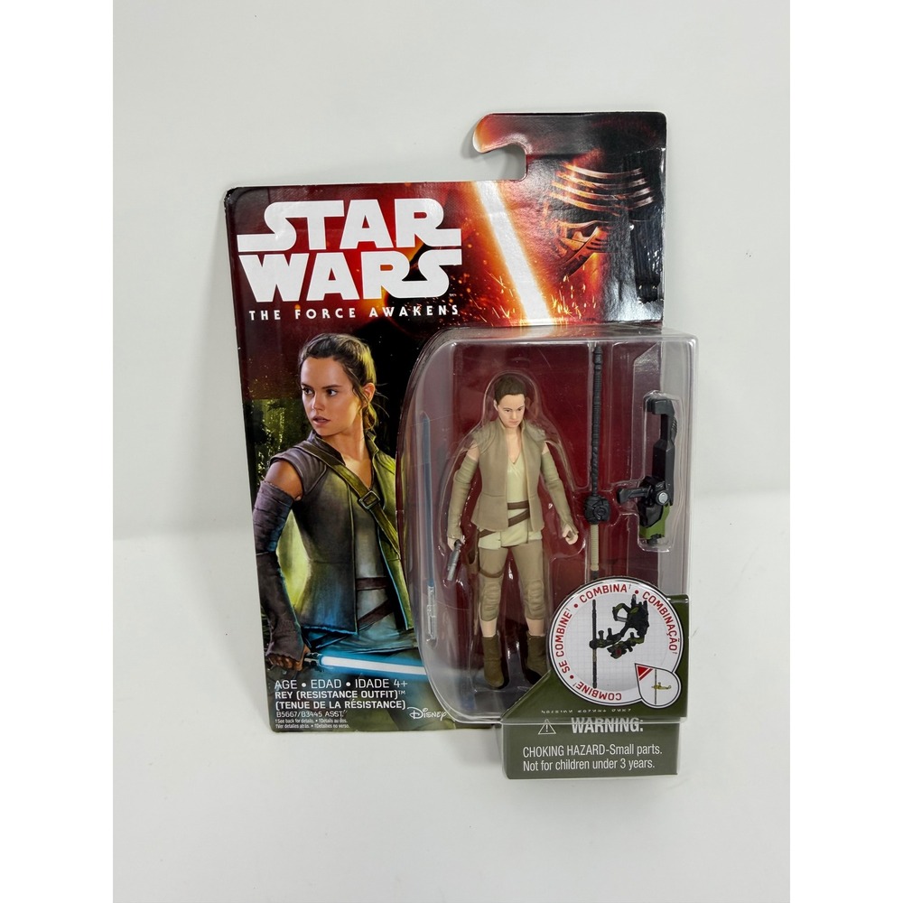 Star Wars The Force Awakens Rey Resistance Outfit Action Figure 6 Inch Hasbro
